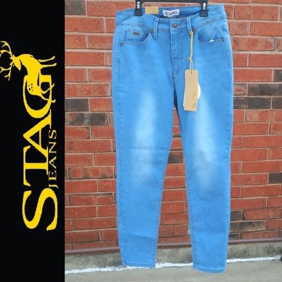 Stag Jeans Denim - Stag Jeans Tight Butt Lifting High Waist Size 11